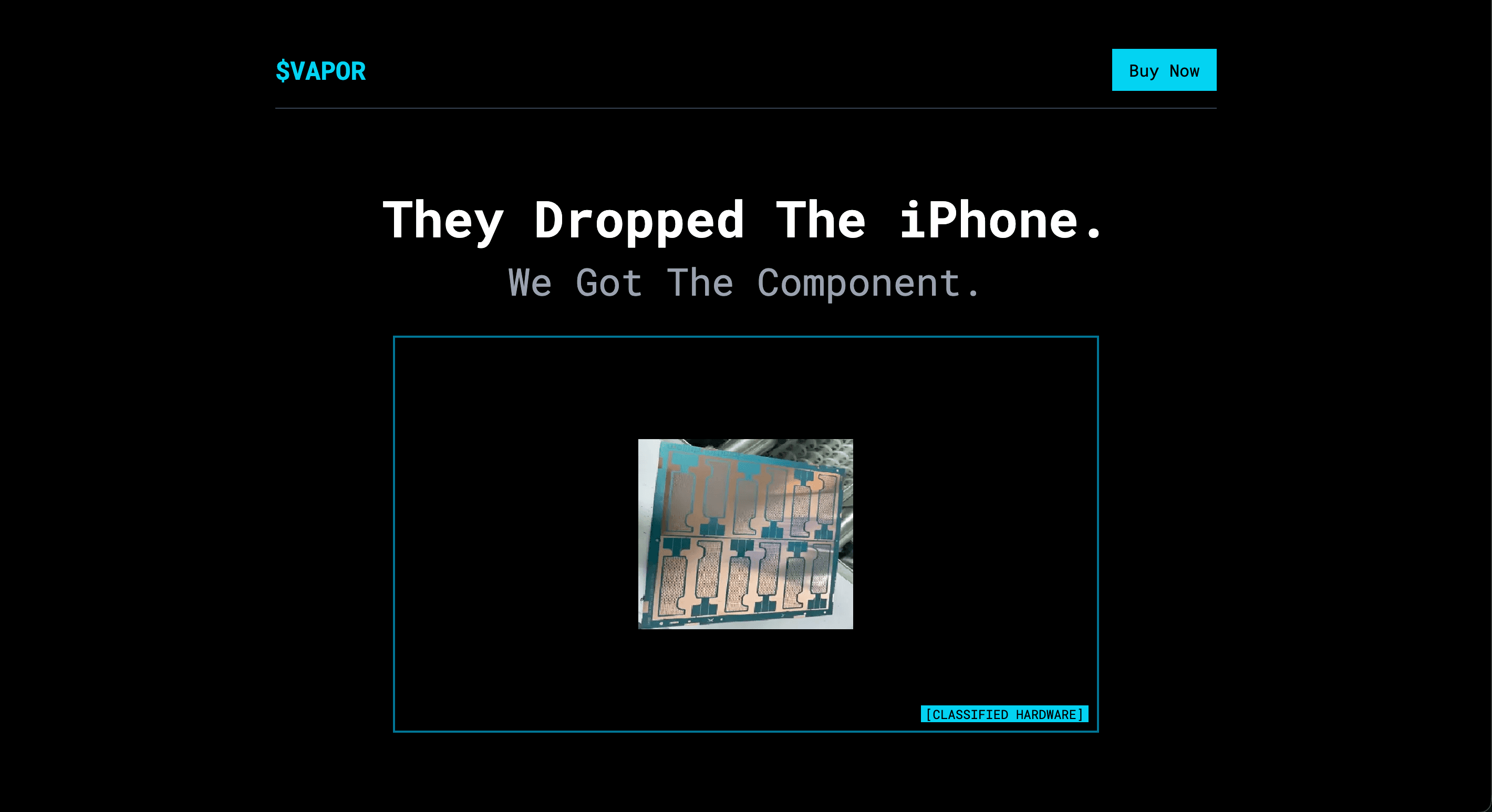 $VAPOR Coin - The Leak